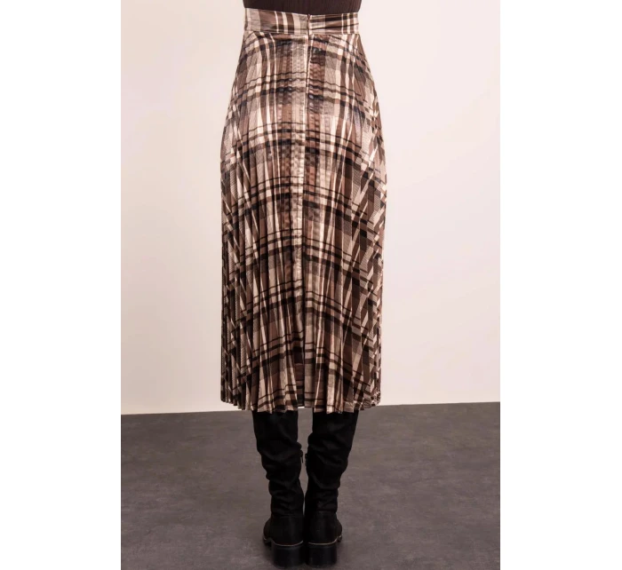 Dámská sukně hnědá  BSL model 18318776 - FPrice