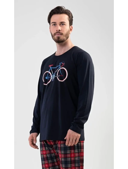 Pánské pyžamo dlouhé Old model 20965966 - Vienetta MAN
