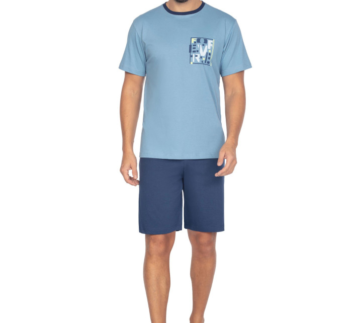 Pánské pyžamo 462 blue - REGINA