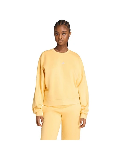 Dámská mikina adidas Essentials Small Logo Feelcozy žlutá KC5278