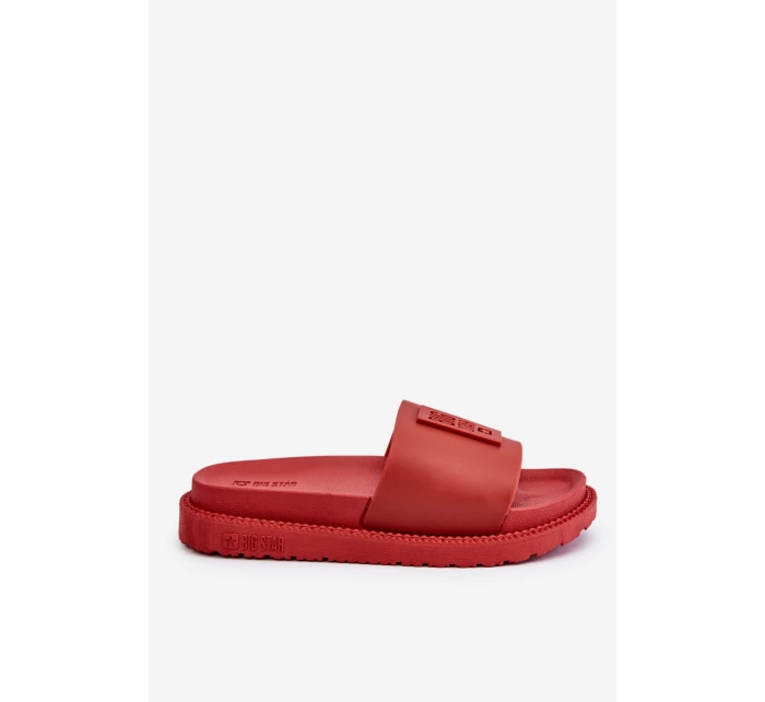Dámské pantofle Big Star model 21609146 červené - Big Star Shoes Dámské pantofle Big Star model 21609146 červené - Big Star Shoes