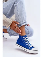 Dámské klasické vysoké boty modré Remos Dámské klasické vysoké boty modré Remos