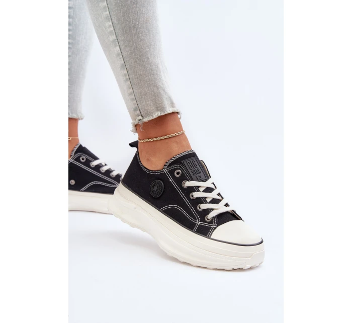 Dámské tenisky na masivní podrážce Big Star model 21653751 Černé - Big Star Shoes Dámské tenisky na masivní podrážce Big Star model 21653751 Černé - Big Star Shoes