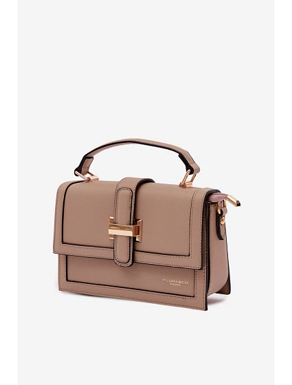 Kabelka Listonoska Tmavě Béžová Nelsera