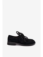 Dámské barefoot polobotky z přírodní semiše model 22356081 černé - D&A Dámské barefoot polobotky z přírodní semiše model 22356081 černé - D&A