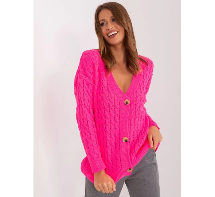Sweter BA SW  fluo różowy model 18985250 - FPrice