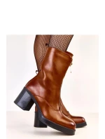 Boty na podpatku model 219634 Solea Boty na podpatku model 219634 Solea