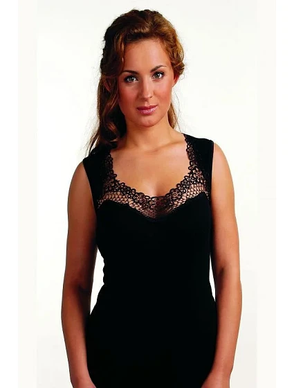 Dámská košilka model 15740457 Plus černá 2XL3XL - Eldar Dámská košilka model 15740457 Plus černá 2XL3XL - Eldar