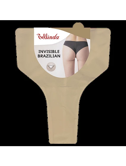 Dámské bezešvé kalhotky INVISIBLE BRAZILIAN - BELLINDA - tělová