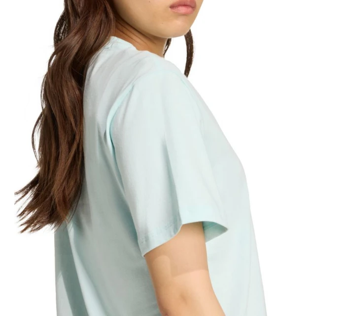 Dámské bavlněné tričko Essentials Small Logo světle modrá model 21342868 - ADIDAS