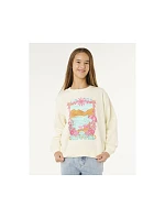 Dívčí mikina RIP CURL Sunshine Squad Crew-Girl, bílá Dívčí mikina RIP CURL Sunshine Squad Crew-Girl, bílá