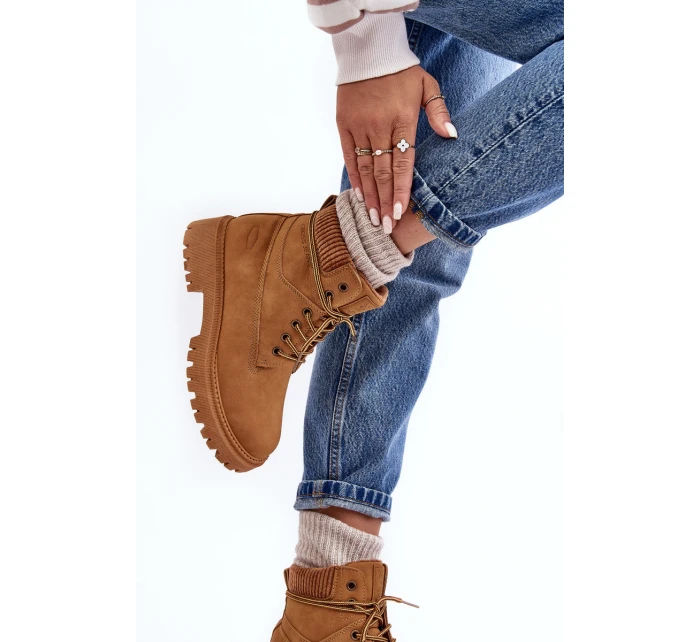 Dámské zateplené Trapery Camel Cross Jeans MM2R4011C