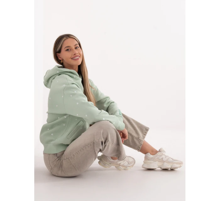 Mikina D10618BC02834A3 pistácie Mikina D10618BC02834A3 pistácie