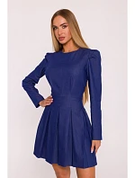 M884 Šaty džínového vzhledu - modré