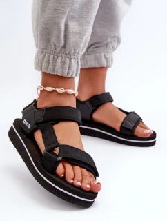Dámské sandály na platformě Big Star Black
