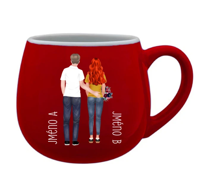 Personalizovaný keramický hrníček s párem 