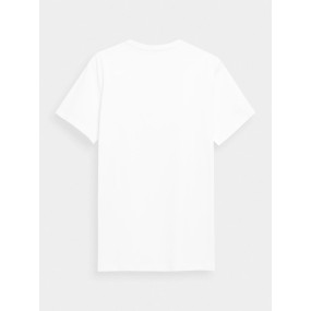 Pánské tričko H4L22-TSM048-10S bílé - 4F