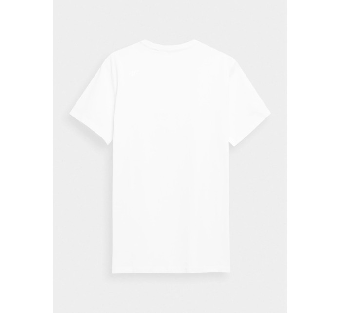 Pánské tričko H4L22-TSM048-10S bílé - 4F