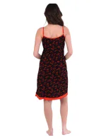 Dámská košilka model 19001976 černá se srdíčky - Karol