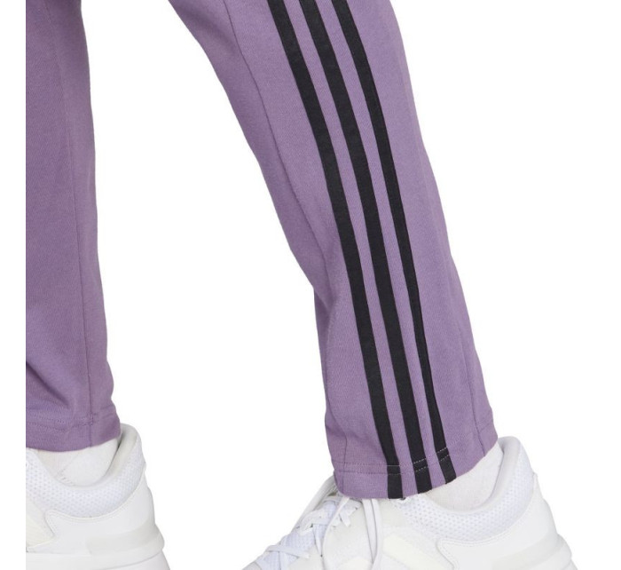 Kalhoty adidas Essentials Single Jersey Tapered Open Hem 3-Stripes M IJ8699