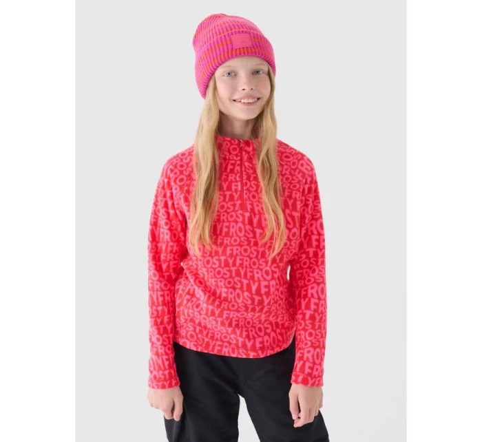 Dívčí fleecové termoprádlo (top) 4F Junior 4FJWAW24UFLEF051-62A