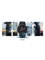 Černý silikonový řemínek model 21805549 - VELTORI