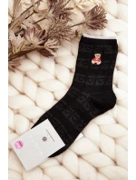 Dámské Vzorované Ponožky S model 21643731 Černé - Aura.via