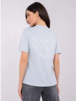 T shirt model 21821338 jasny niebieski - FPrice