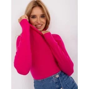 Sweter PM SW PM model 18900732 fuksjowy - FPrice Sweter PM SW PM model 18900732 fuksjowy - FPrice