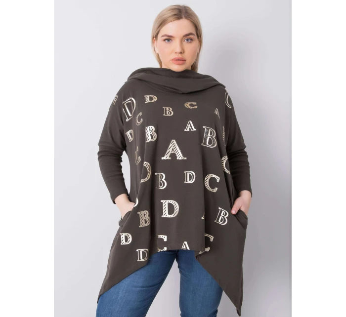 Halenka RV BZ 6458.46P tmavá khaki