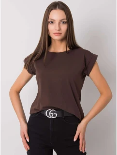 Tričko RV TS 4833.24P tmavě hnědé