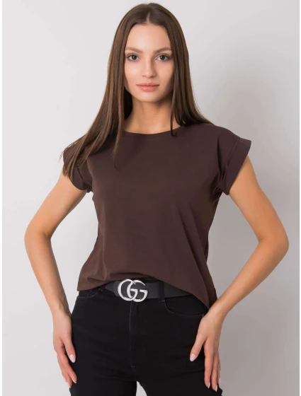 Tričko RV TS 4833.24P tmavě hnědé Tričko RV TS 4833.24P tmavě hnědé