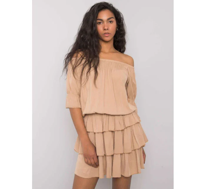 TW SK BI BF001.70 velbloudí šaty TW SK BI BF001.70 velbloudí šaty