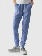 Dívčí tepláky typu jogger 4F - denim Dívčí tepláky typu jogger 4F - denim
