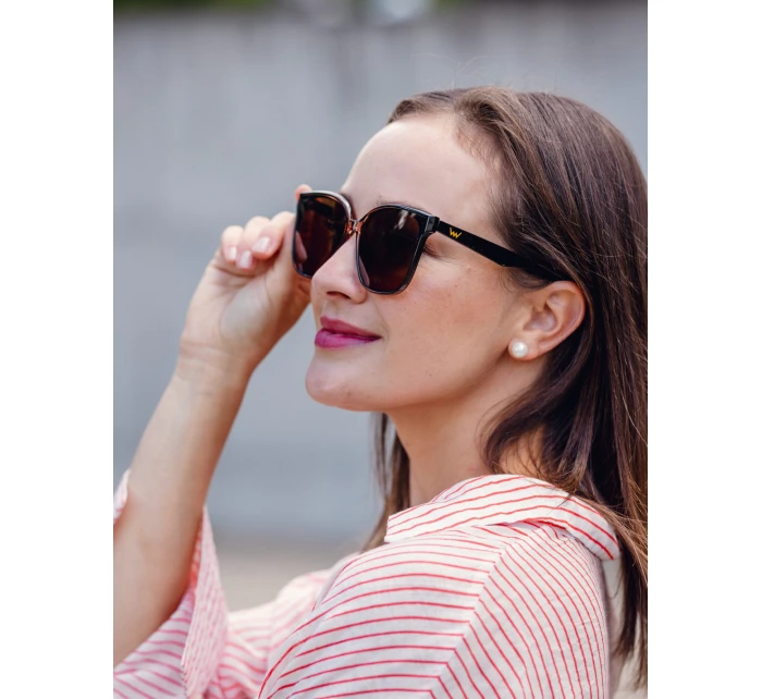 Dámské sluneční brýle Vuch Trisha Vertical Brown