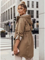 Dámská přechodná bunda parka MEROY tmavě béžová FashionStreet TY4289 Dámská přechodná bunda parka MEROY tmavě béžová FashionStreet TY4289