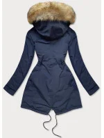 DWUSTRONNA DAMSKA KURTKA ZIMOWA Z KAPTUREM model 21241886 - MHM