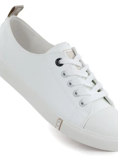 Dámské nízké tenisky z eko kůže bílé Big Star TT274023