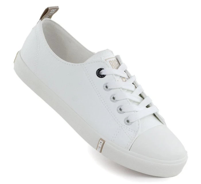 Dámské nízké tenisky z eko kůže bílé model 21906623 - Big Star