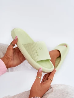 Dámské lehké zelené pěnové žabky model 21653091 - Boto