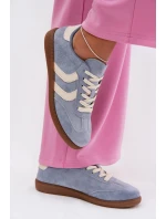 Dámské tenisky z eko semiše modré model 22027731 - EVENTO Dámské tenisky z eko semiše modré model 22027731 - EVENTO