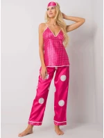 Růžová dámská souprava na spaní