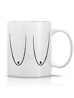 PRSA (VELKÁ) - klasický bílý keramický hrníček 300 ml PRSA (VELKÁ) - klasický bílý keramický hrníček 300 ml