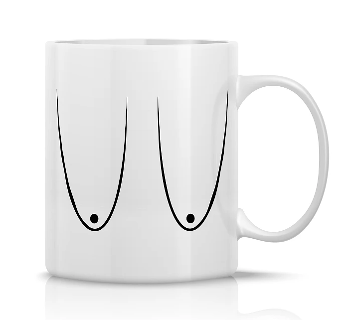 PRSA (VELKÁ) - klasický bílý keramický hrníček 300 ml PRSA (VELKÁ) - klasický bílý keramický hrníček 300 ml