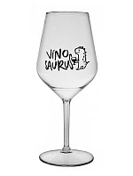 VÍNOSAURUS - čirá nerozbitná sklenice na víno 470 ml VÍNOSAURUS - čirá nerozbitná sklenice na víno 470 ml