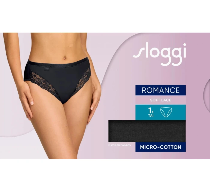 Dámské kalhotky sloggi Romance Tai - černé - SLOGGI Dámské kalhotky sloggi Romance Tai - černé - SLOGGI