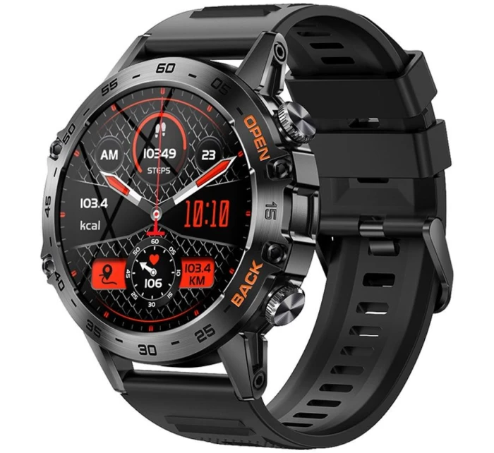 VELTORI VT120-1 Smartwatch Černý silikonový řemínek VELTORI VT120-1 Smartwatch Černý silikonový řemínek