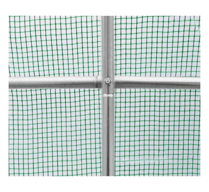 SKLENÍK ZAHRADNÍ TUNEL 200X300X200CM PE KONSTRUKCE ZELENÁ OCEL