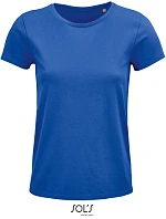 SOL'S Crusader Women Dámské tričko z bio bavlny 25.3581 royal blue SOL'S Crusader Women Dámské tričko z bio bavlny 25.3581 royal blue