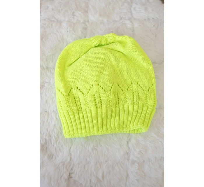Dámská čepice Irmina K333 green neon Dámská čepice Irmina K333 green neon